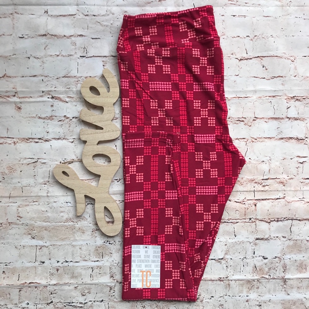❤️2 for $16❤️LuLaRoe Valentines Leggings Hearts TC